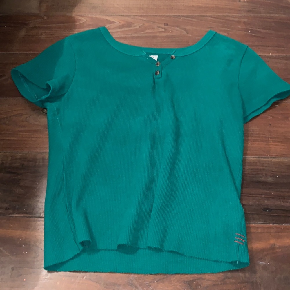 bdg by urban outfitters waffle knit top